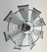 Galvanized Windmill Farmhouse Wall Sconce Light - Sweatfully