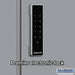 Salsbury 15" Wide Premier Wood Locker - Four Tier - 1 Wide - 6 Feet High - 24" Deep - Winter Fog - Electronic Locks - Sweatfully