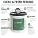 Embody® 225ct Eco Body Wipes – Refill Bucket for Wellness Studios - Sweatfully