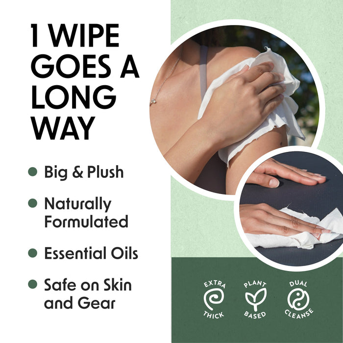 Embody™ Natural Body Wipes 350ct Mega Roll | Premium Hygiene for Active Lifestyles - Sweatfully