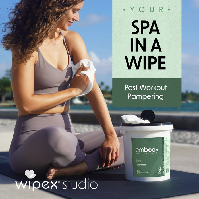 Embody® Body Wipes – Instant Reset After Movement | 25ct Travel Pack - Sweatfully