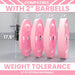 Synergee Pink EZ Grip Bumper Plates - Sweatfully