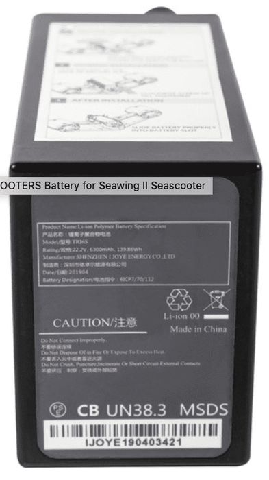 Replacement Battery For Yamaha Seawing - Sweatfully