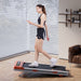 DeerRun Z10 12% Auto Incline Smart Walking Pad Treadmill with remote control-Orange - Sweatfully